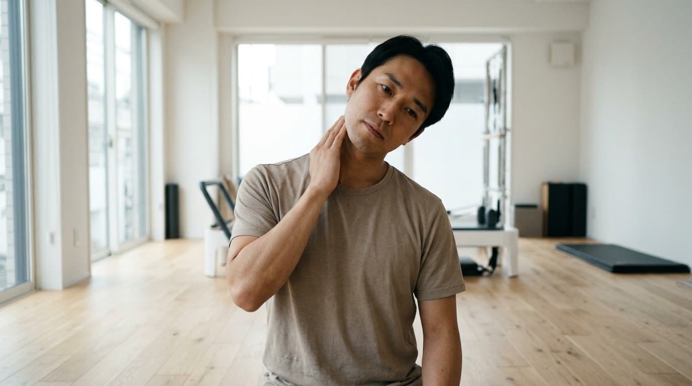 【2026年最新】首の痛み・スマホ首対策のメンズピラティスおすすめ5選!姿勢改善に強いスタジオ比較