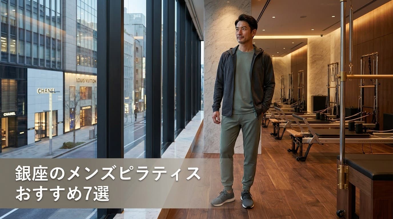 【2026年最新】メンズピラティス銀座のおすすめ7選!初心者向けマシンピラティスも徹底比較