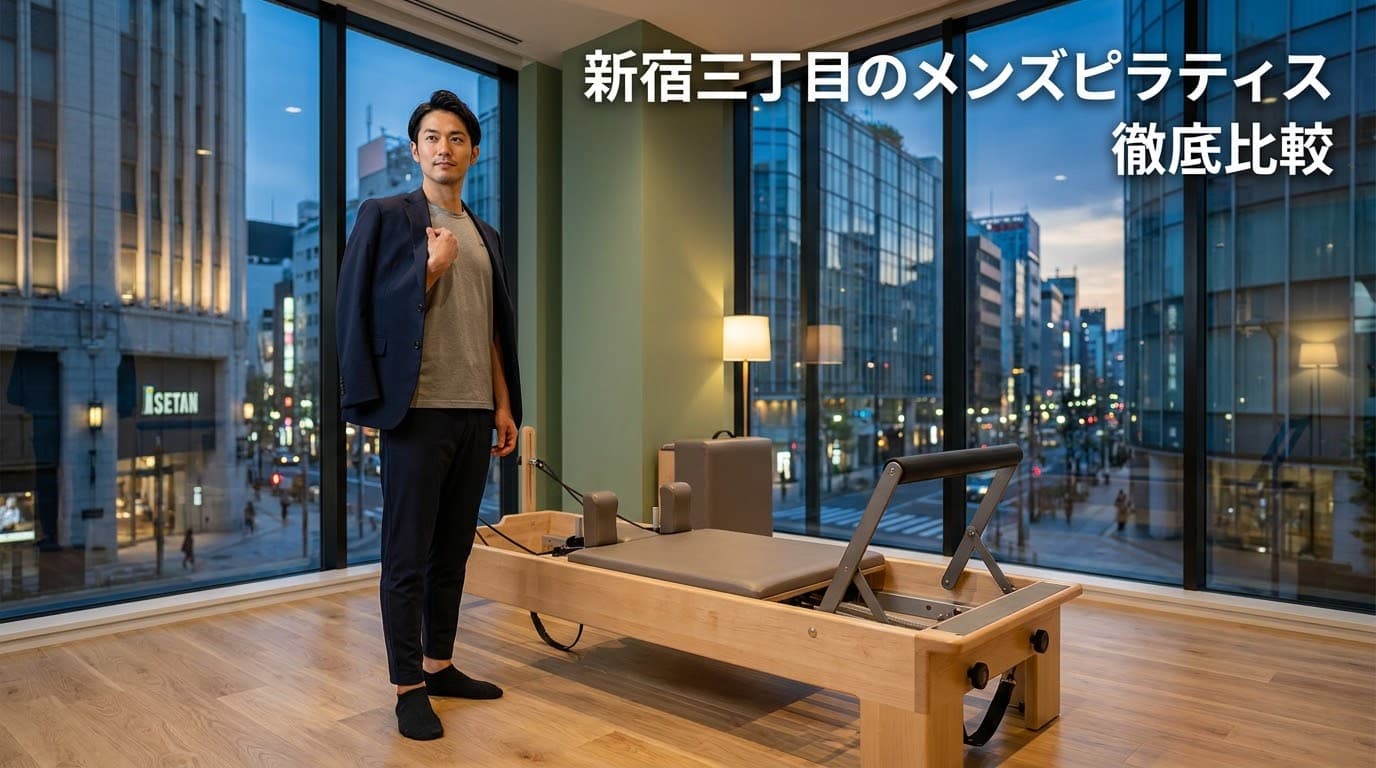 【2026年最新】メンズピラティス 新宿三丁目でおすすめは?男性向けスタジオを徹底比較!