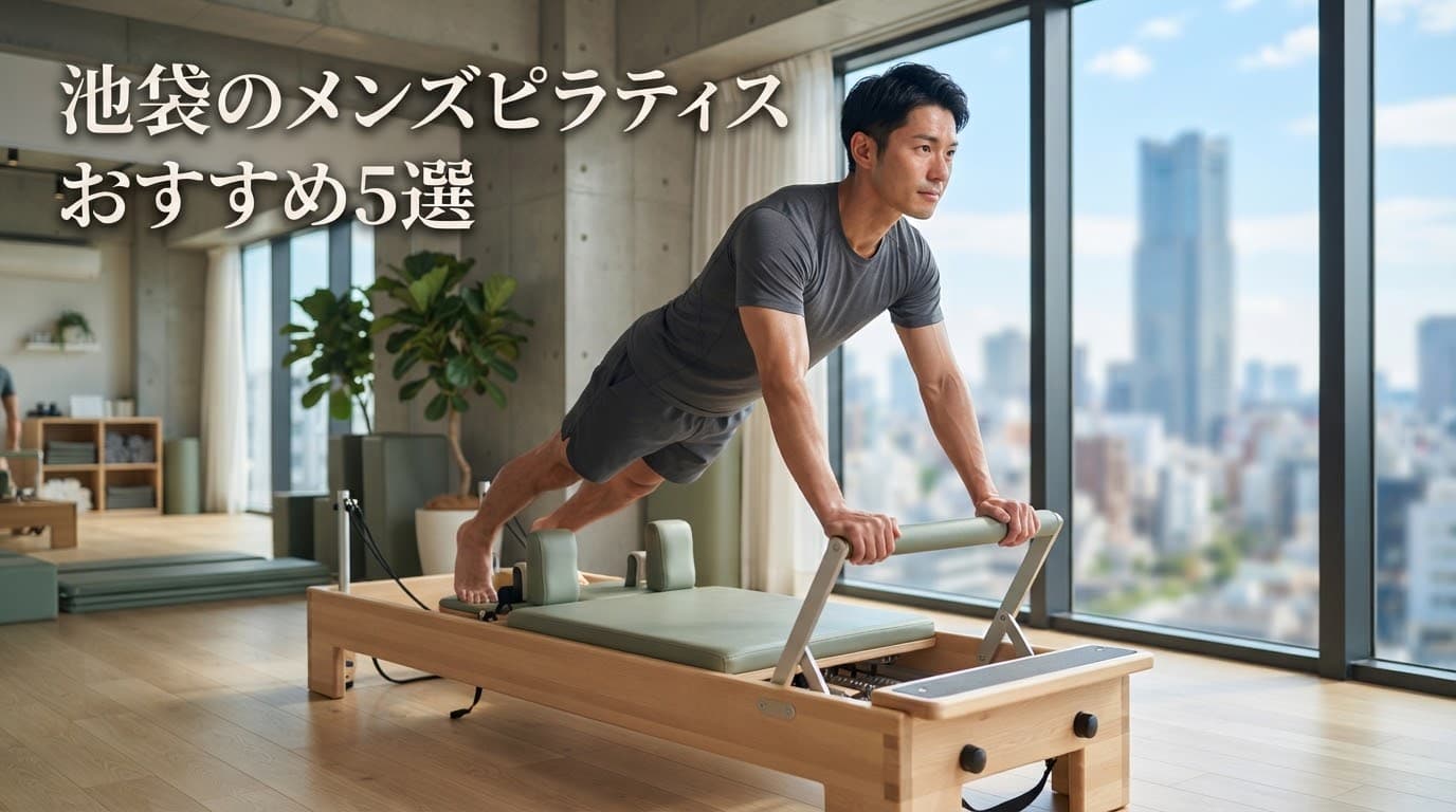 【2026年最新】メンズピラティス池袋のおすすめ5選!初心者向けパーソナル・マシンピラティスを徹底比較