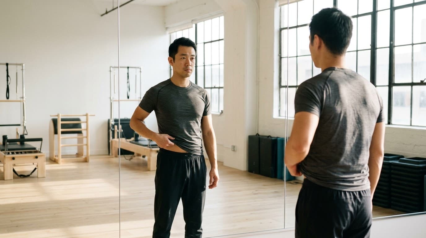 【2026年】体型が崩れた男性向けメンズピラティスおすすめスタジオ比較!ぽっこりお腹・姿勢改善に向けた選び方