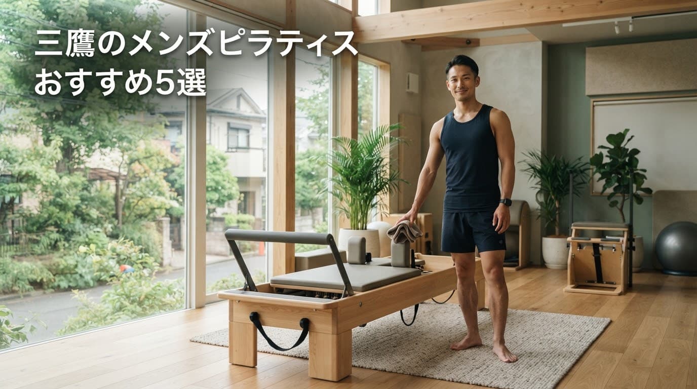 【2026年最新】メンズピラティス 三鷹でおすすめのスタジオ5選!男性歓迎・初心者向けを徹底比較