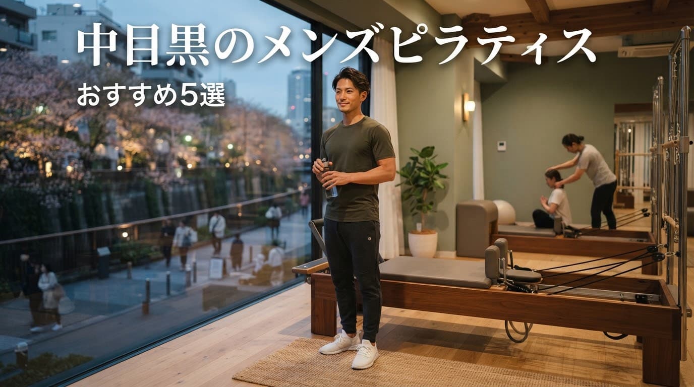 【2026年最新】中目黒のメンズピラティスおすすめ5選!男性初心者向けマシン・パーソナル徹底比較