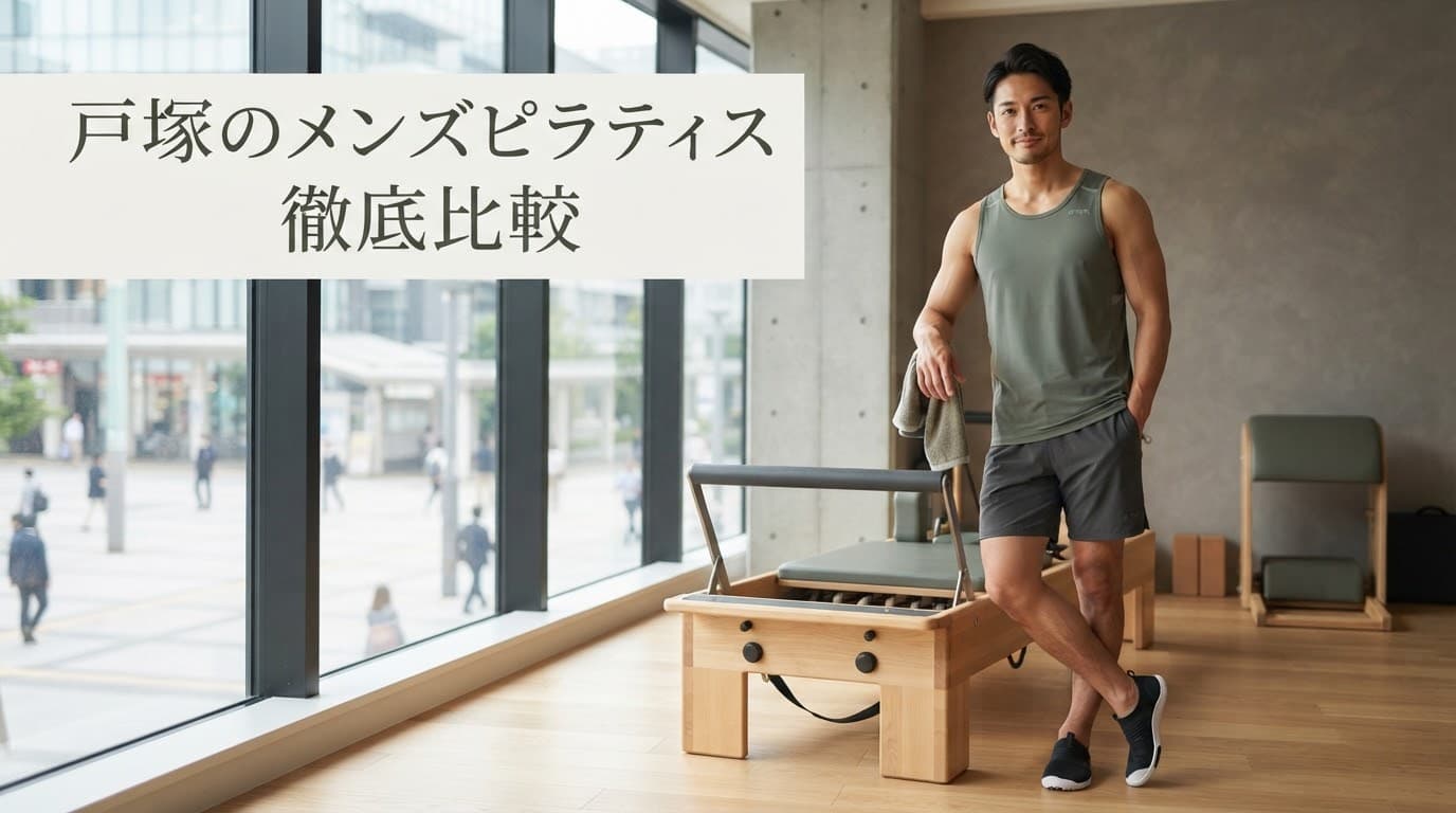 【2026年最新】メンズピラティス戸塚でおすすめはどこ?男性向けスタジオ徹底比較