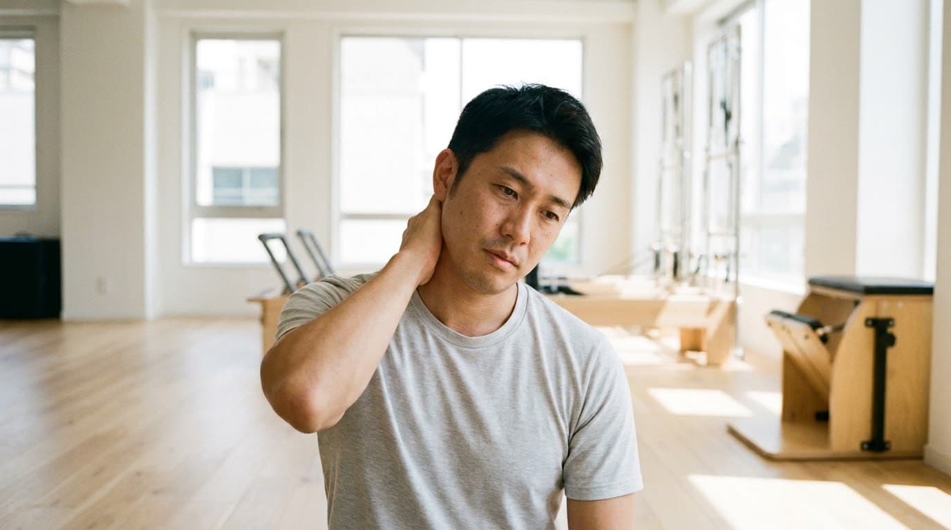 【2026年最新】肩こり・猫背に悩む男性向けメンズピラティスおすすめスタジオ比較!選び方や効果的な通い方を解説