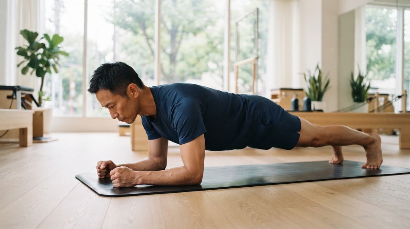 【2026年最新】腹筋・腰痛改善に!男性向けメンズピラティスおすすめ5選|体幹強化で姿勢改善・初心者も安心の選び方