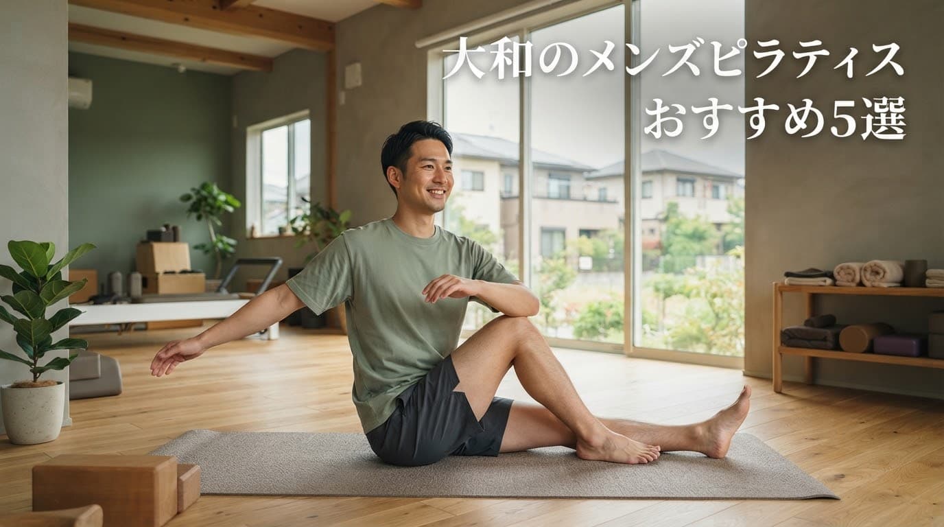 【2026年最新】メンズピラティス 大和のおすすめ5選!初心者向けパーソナル・マシンピラティス徹底比較