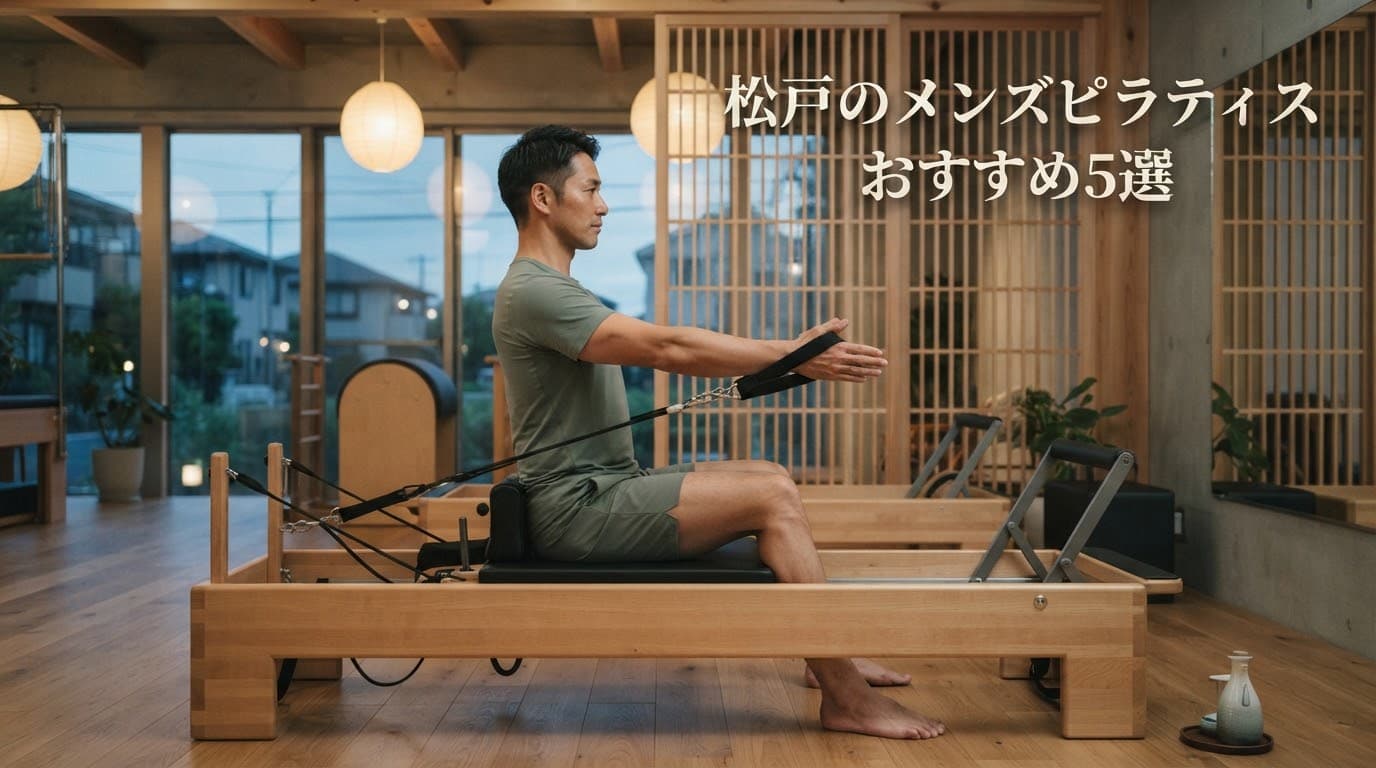 【2026年最新】松戸のメンズピラティスおすすめ5選!マシン・パーソナル徹底比較と選び方