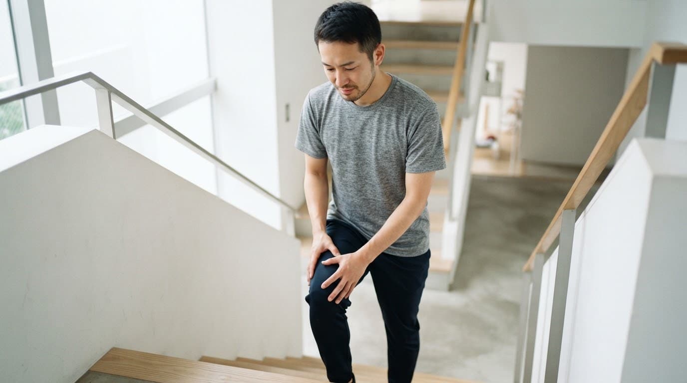 【2026年最新】階段で膝が痛い男性向けメンズピラティスおすすめ比較!理学療法士視点の選び方