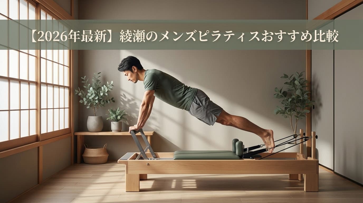 【2026年最新】メンズピラティス 綾瀬でおすすめはここ!男性向けスタジオ徹底比較