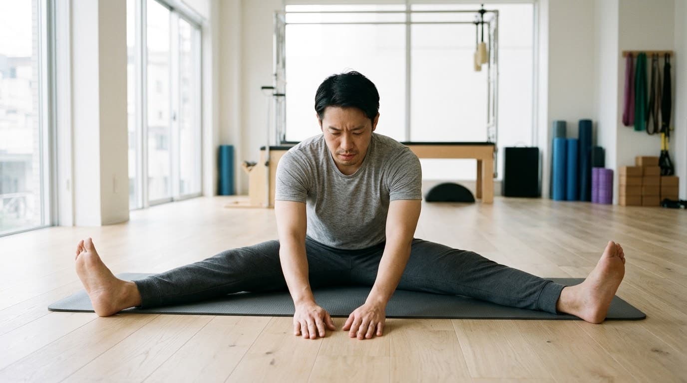 【2026年】股関節が硬い男性向けメンズピラティスおすすめ4選!マシンピラティスで可動域を広げ腰痛改善へ